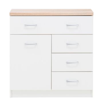 Скрин TOP MIX KOM 1D4S бяло/дъб сонома  (092.093.0017)