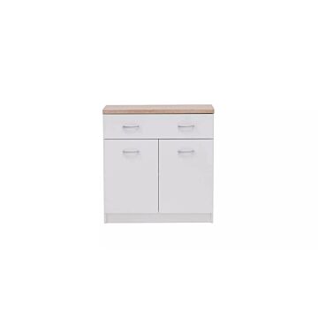 Скрин TOP MIX KOM 2D1S 80 бяло/дъб сонома  (092.093.0005)