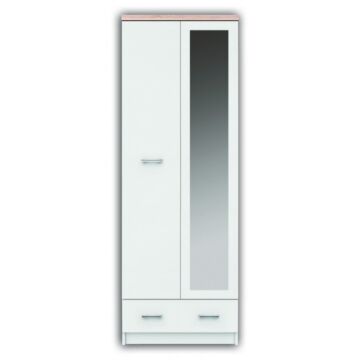 Гардероб TOP MIX SZF 2D1S 60 с огл.бяло/дъб сонома  (092.093.0016)