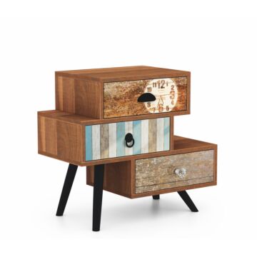 Нощно шкафче MEZO KM-1 многоцветно  (100.010.0403)