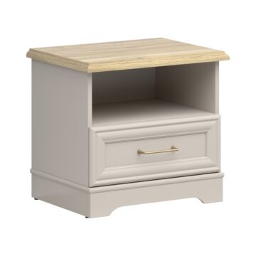 Нощно шкафчеANGA KOM1S кашмир/дъб маувела  (016.006.0005)