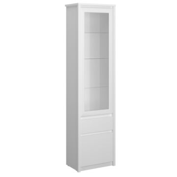 Витрина висока ERDEN WIT 1D1W1S бяло  (092.094.0026)