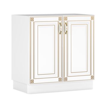 Кухненски шкаф IMPERIA 80НМ бяло/златна патина  (089.001.0061)