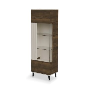 Витрина RANDOM 2 W-1 кашмир/орех/черно  (100.008.0063)