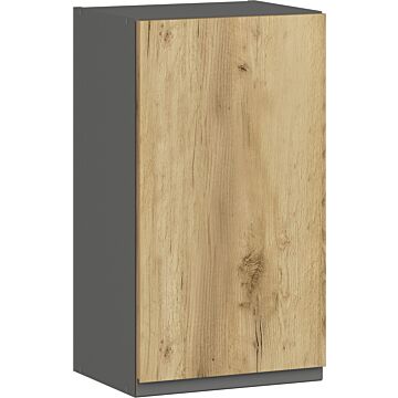 Кухненски шкаф LUSIL B-40/72 графит/златен дъб крафт  (005.002.0006)