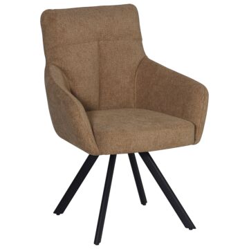 Трапезен стол BATU светло кафяво/черно  (070.003.0040)