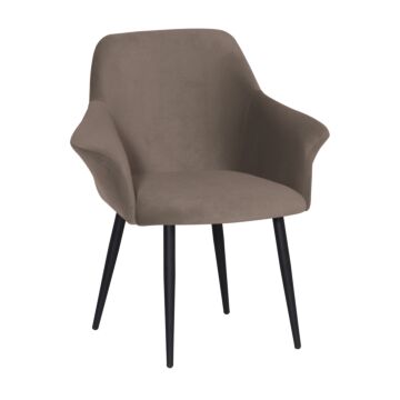 Трапезен стол PARI светло кафяво/черно  (070.003.0028)