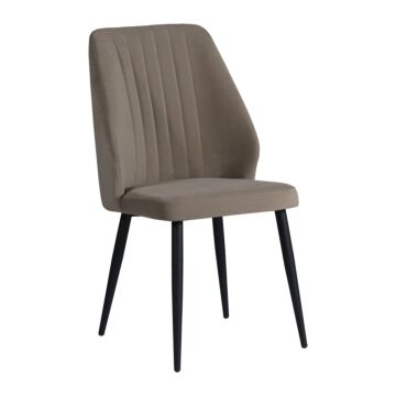 Трапезен стол RIVA светло кафяво/черно  (070.003.0025)