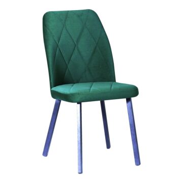 Трапезен стол VIKA зелено/черно  (070.003.0001)