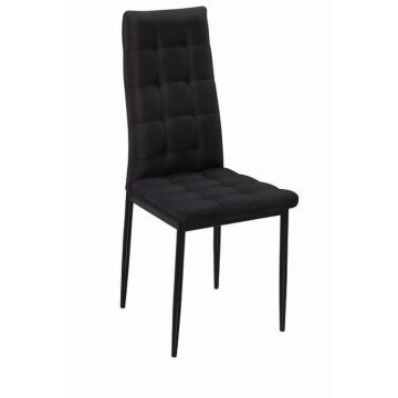 Трапезен стол К-264 черно/черно  (100.003.0168)