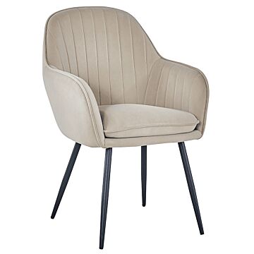 Трапезен стол К-313 светло кафяво/черно  (100.003.0243)