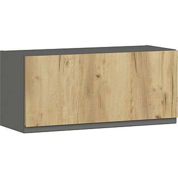 Кухненски шкаф LUSIL B-80/36 графит/златен дъб крафт  (005.002.0013)