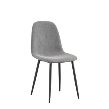 Трапезен стол К-335 сиво/черно  (100.003.0318)