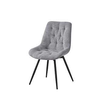 Трапезен стол К-353 сиво/черно  (100.003.0344)