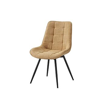 Трапезен стол К-354 жълто/черно  (100.003.0348)