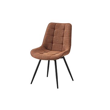 Трапезен стол К-354 оранжево/черно  (100.003.0346)