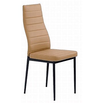 Трапезен стол К-70 светло кафяво/черно  (100.003.0023)