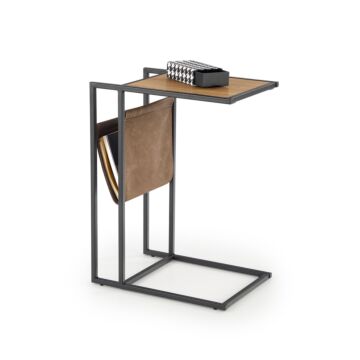 Помощна маса COMPACT златен дъб/черно  (100.008.0016)