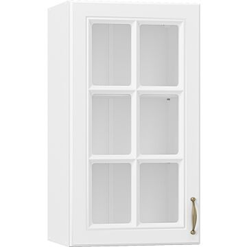 Кухненски шкаф  горен MICHELLE витрина,  В-40/72 бяло/бяло  (005.002.0702)