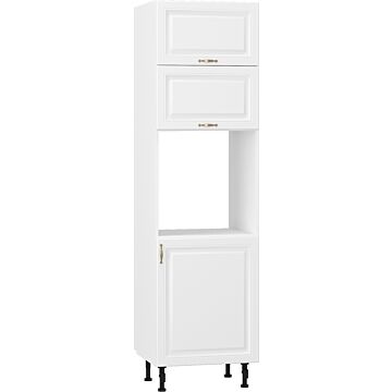 Кухненски шкаф долен MICHELLE ШД-60/219 ЗА ФУРНА бяло/бяло  (004.103.0012)