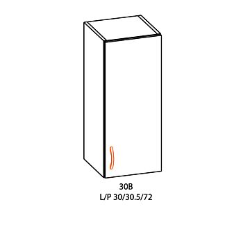 Кухненски шкаф OLA горен 30В дясна врата, елша  (089.001.0224)