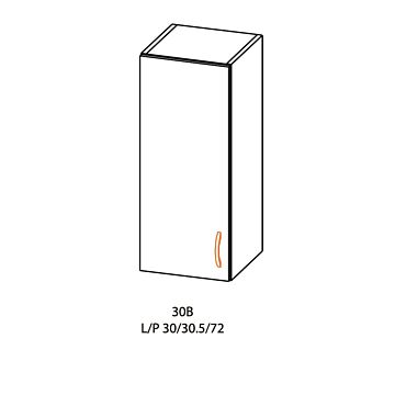 Кухненски шкаф OLA горен 30В лява врата, елша  (089.001.0223)