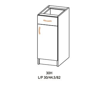 Кухненски шкаф OLA долен 30Н дясна врата, елша  (089.001.0222)