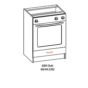 Кухненски шкаф OLA долен 60Н ДУХ БЕЗ ПЛОТ, елша  (089.001.0225)