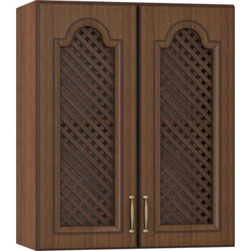 Кухненски шкаф OREH горен В-60/72 РЕШЕТКА орех/орех мускат патина  (005.002.0206)