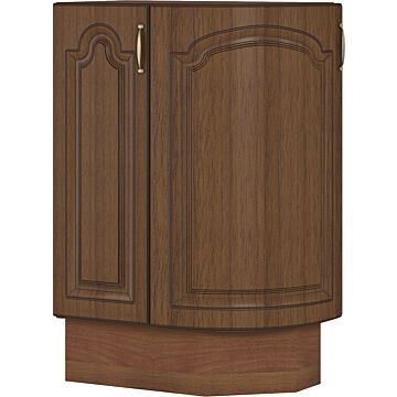 Кухненски шкаф OREH долен Н-30/87 ДВ.ЗАОБЛЕН, орех/орех мускат патина  (004.102.0029)
