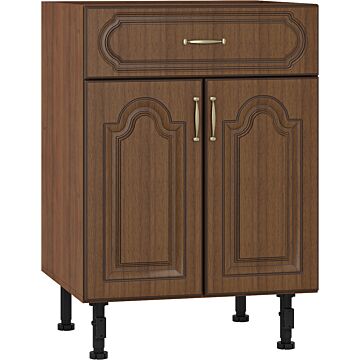 Кухненски шкаф OREH долен Н-60/87 1 чекмедже, орех/орех мускат патина  (005.002.0215)