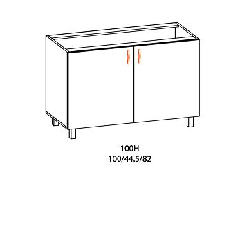 Кухненски шкаф PAULA  100Н с плот, бреза  (089.001.1060)