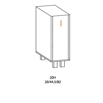 Кухненски шкаф PAULA  20Н без плот, бреза  (089.001.1078)