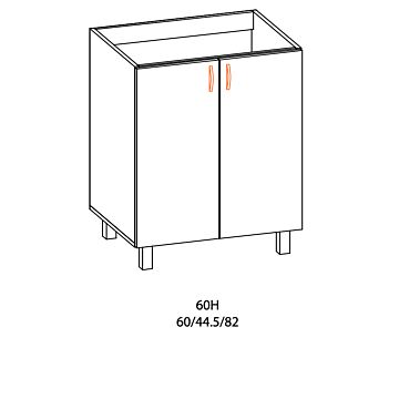 Кухненски шкаф PAULA  60Н без плот, бреза  (089.001.1092)