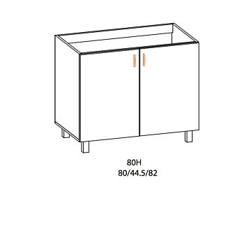 Кухненски шкаф PAULA  80Н без плот, бреза  (089.001.1074)