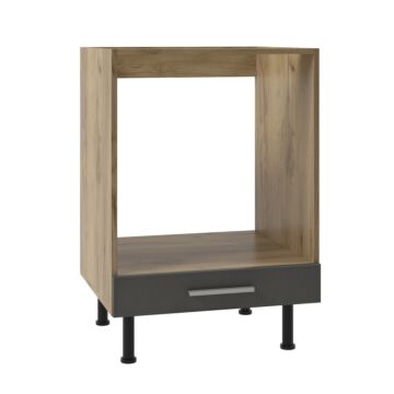 Кухненски шкаф SKY LOFT Н-60/87 ЗА ФУРНА златен дъб крафт/сиво  (005.002.3325)