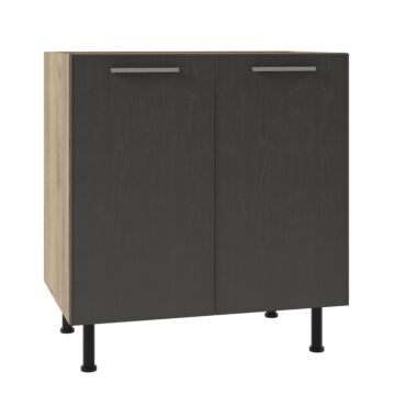 Кухненски шкаф SKY LOFT долен Н-80/87 златен дъб крафт/сиво  (005.002.3323)