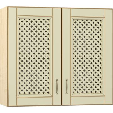 Кухненски шкаф VANILLA РЕШЕТКА В-80/72  клен/златна патина  (005.002.1554)