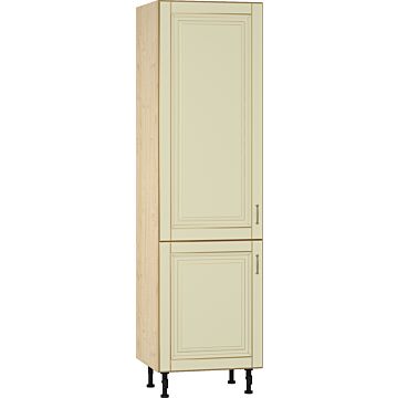 Кухненски шкаф VANILLA ШУ-60/219 ЗА ХЛАДИЛНИК, клен/златна патина  (005.002.1584)