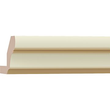 Корниз VANILLA 2800*70*18 горен, ванилия/златна патина  (005.002.0177)