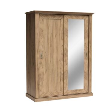 ANTICA A-146 гардероб 2-крил с огледало ЗЛАТЕН КРАФТ  (003.030.0419)
