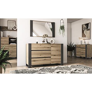 Скрин COMBO KOM1D3S сив графит/крайбрежен дъб  (004.106.0012)