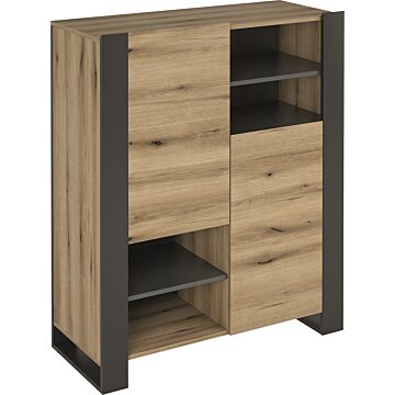 Скрин COMBO KOM2D сив графит/крайбрежен дъб  (004.106.0008)