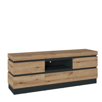 ТВ шкаф  CORTE CORF07 RTV крайбрежен дъб/сиво  (088.002.0039)