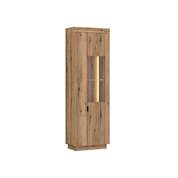 Витрина с осветление DELAMAR DLAV01R  крайбрежен дъб  (088.004.0035)