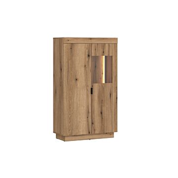 Витрина ниска с осветление DELAMAR DLAV02R крайбрежен дъб  (088.004.0037)