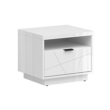 Нощно шкафче FORN KOM1S корпус и фронт бял лак  (007.011.0040)