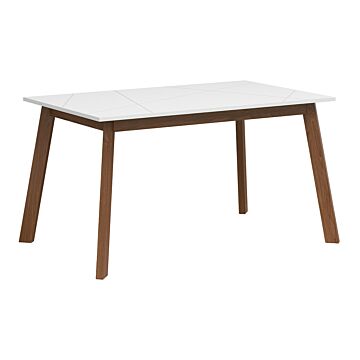 Трапезна маса разтегателна FORN STOL дъб стирлинг/бял лак  (007.011.0071)