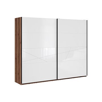 Гардероб FORN SZF/270 корпус дъб делано/фронт бял лак  (007.011.0086)