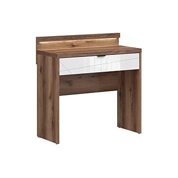 Тоалетка FORN TOL1S с осветление корпус дъб делано/фронт бял лак  (007.011.0034)